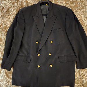 Classic Luxurious 100% Wool Brooks Brothers Navy Blazer - 48R